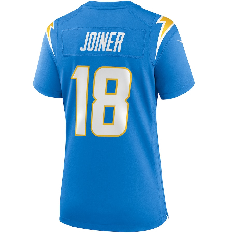Charlie Joiner 18 Los Angeles Chargers Women’s Game Retired Player Stitched Jersey – Powder Blue