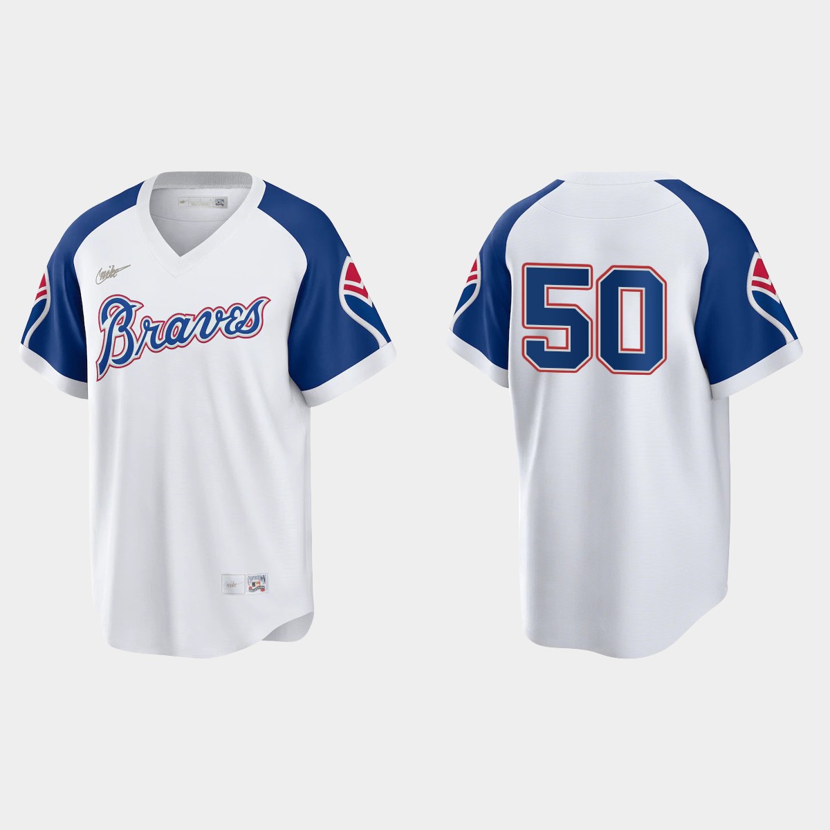 Charlie Morton Atlanta Braves Cooperstown Home Jersey - White