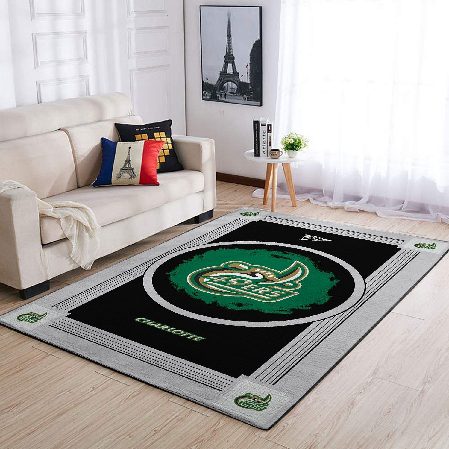 Charlotte 49ers Living Room Area Rectangle Rug