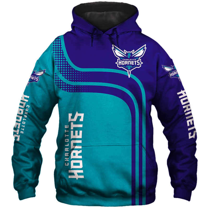 Charlotte Hornets 3D Hoodie Gift For Fans Cheap Basketball For Fans NBA Hoodie
