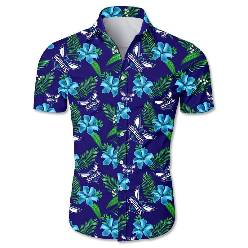 Charlotte Hornets Hawaiian Shirt For Summer