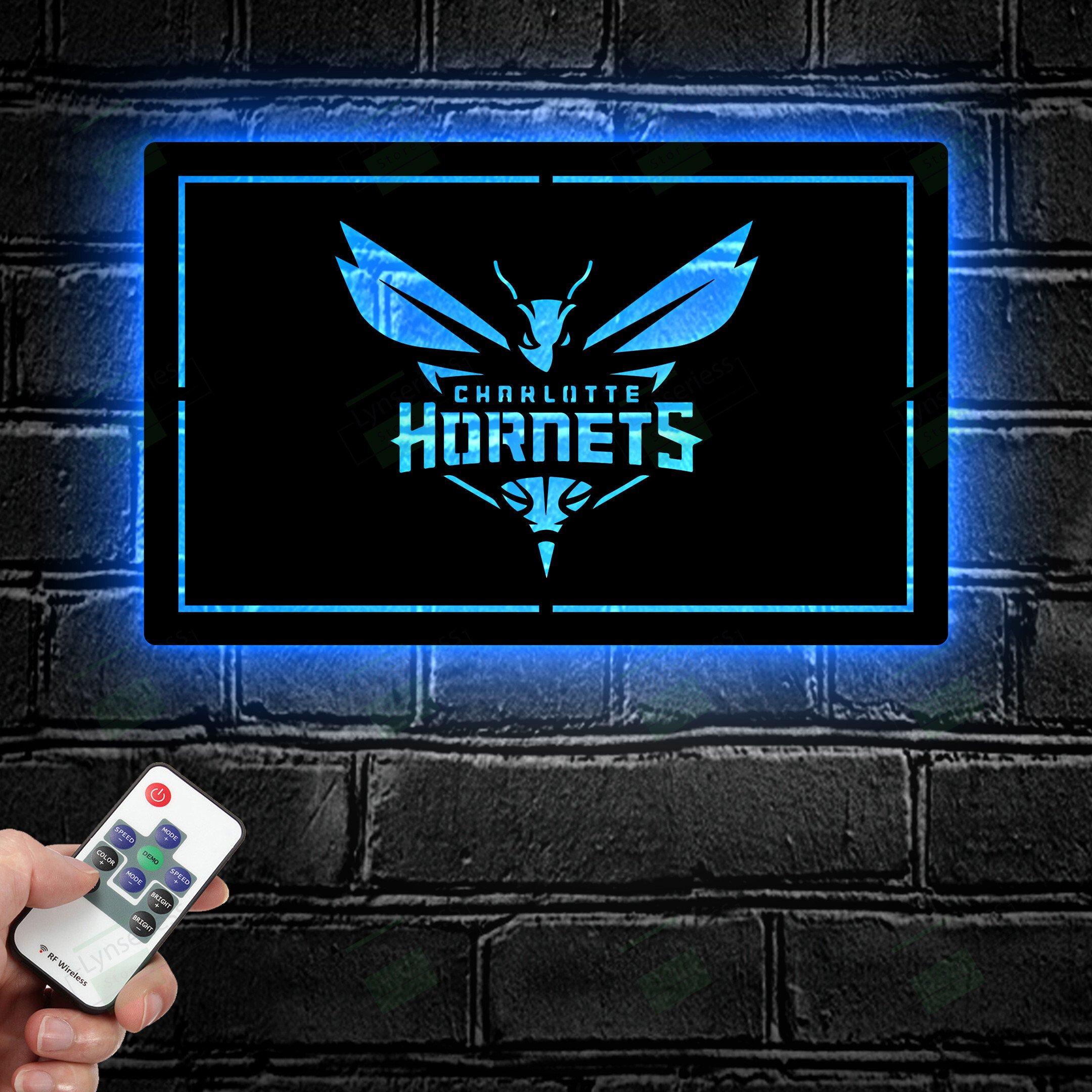 Charlotte Hornets LED Metal Sign – Led light sign
