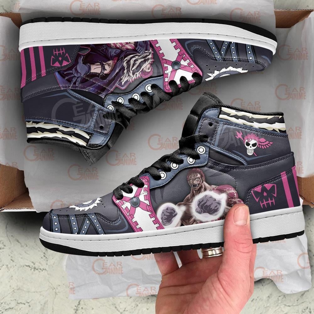 Charlotte Katakuri Fight JD1s Sneakers Anime One Piece Shoes, Air Jordan Hightop