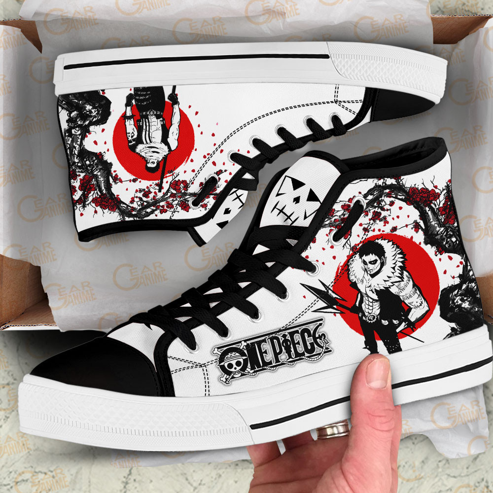 Charlotte Katakuri High Top Shoes Anime One Piece Sneakers Japan Style