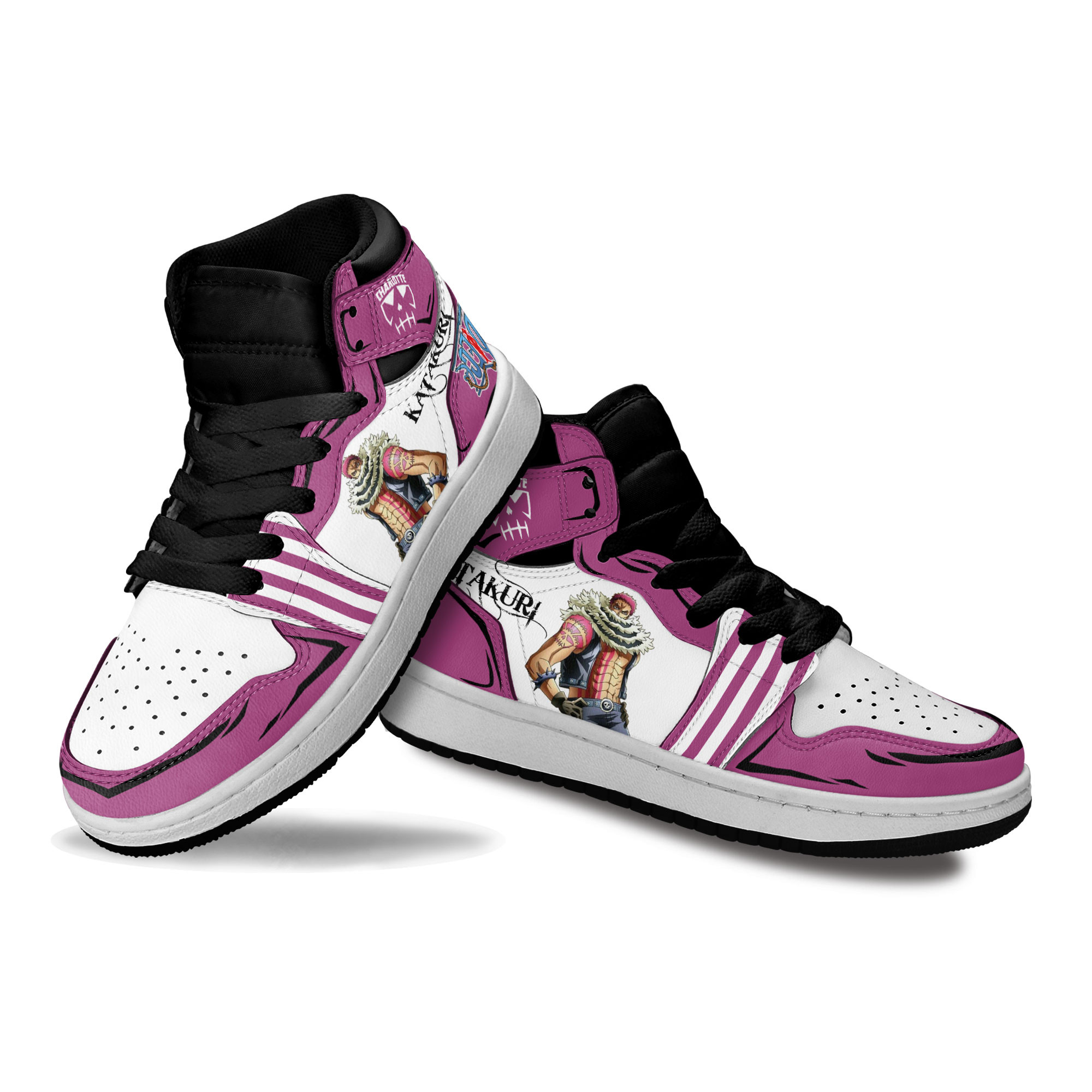 Charlotte Katakuri Kids Sneakers Custom Anime One Piece Shoes For Kids
