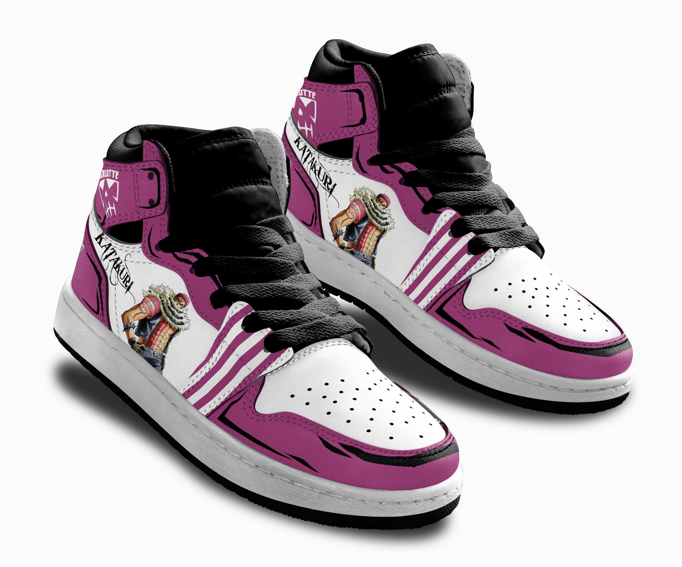 Charlotte Katakuri Kids Sneakers Custom Anime One Piece Shoes For Kids