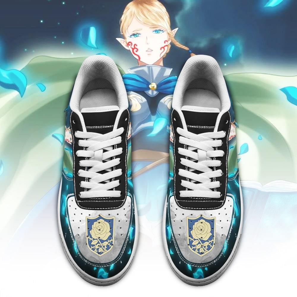 Charlotte Roselei Sneakers Black Clover Anime Shoes Fan Gift