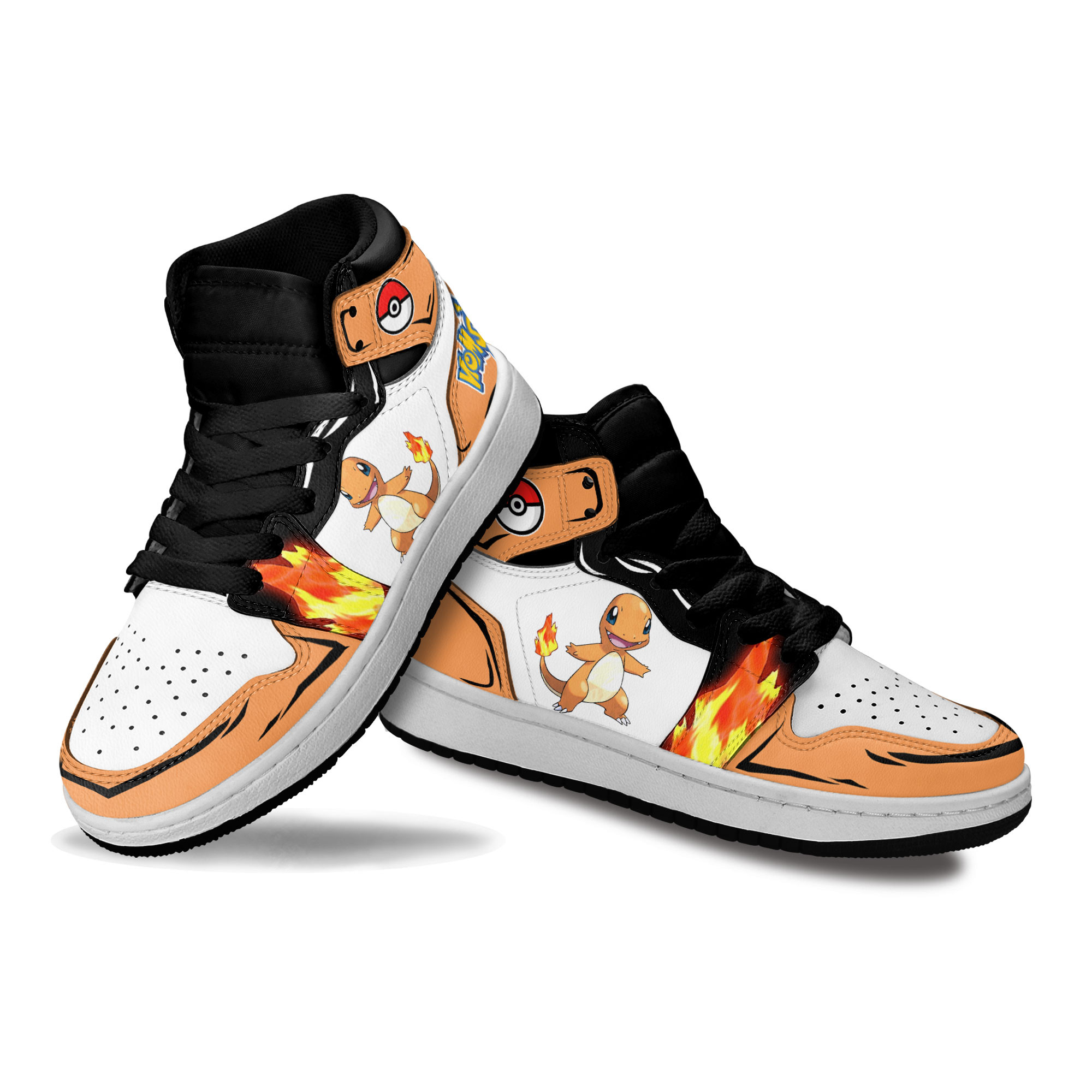 Charmander Kids Sneakers Custom Anime Pokemon Shoes For Kids