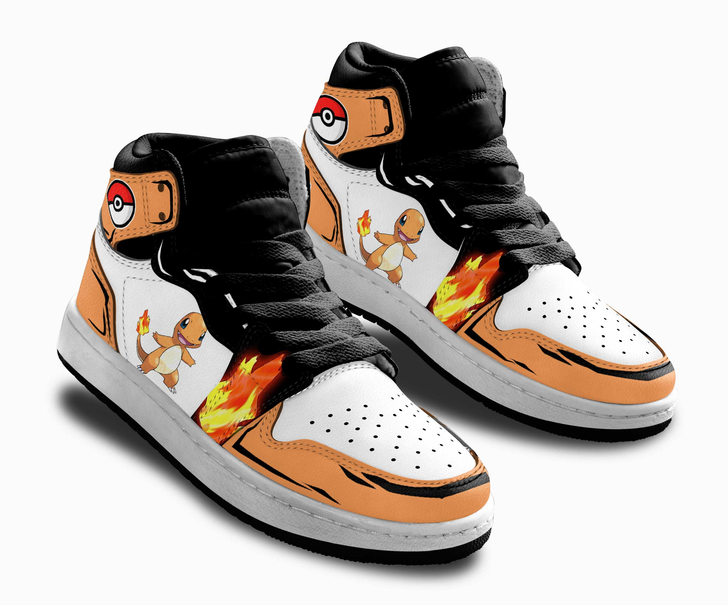 Charmander Kids Sneakers Custom Anime Pokemon Shoes For Kids