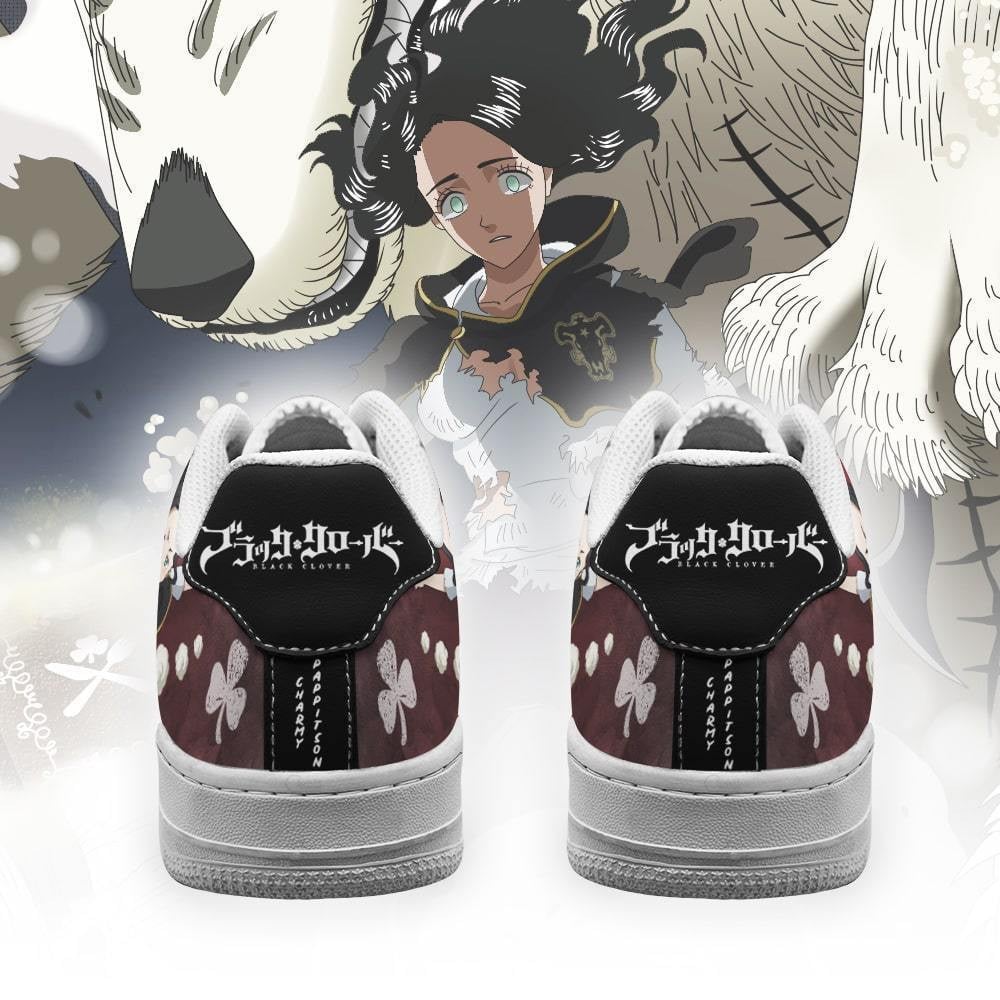 Charmy Pappitson Sneakers Black Bull Knight Black Clover Anime Shoes