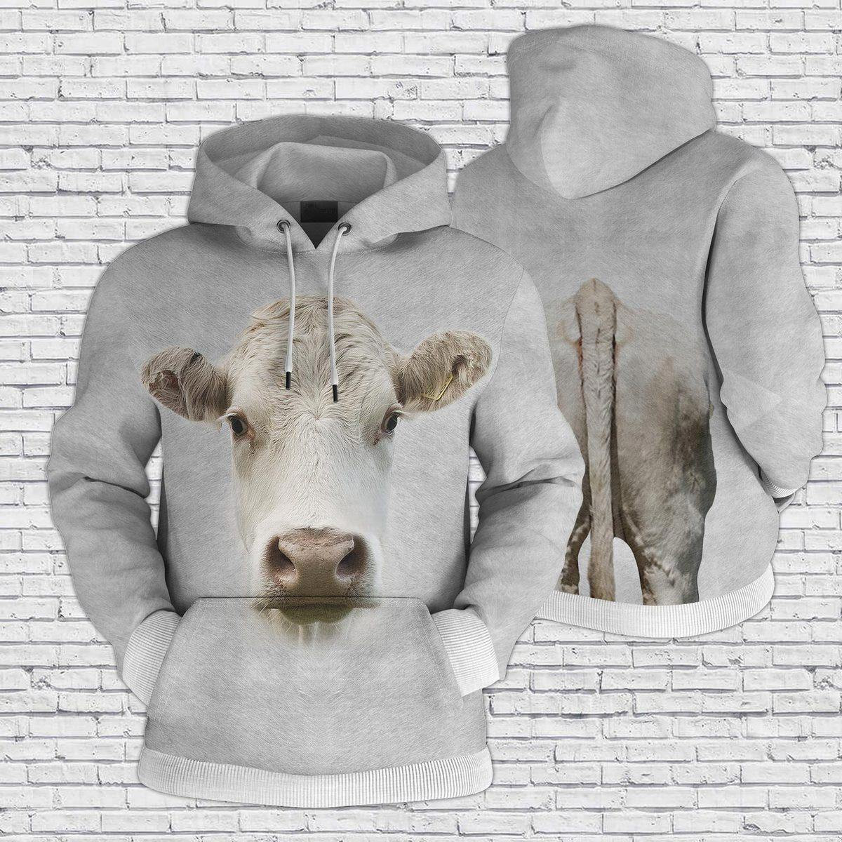 Charolais Cattle Cow Hoodie