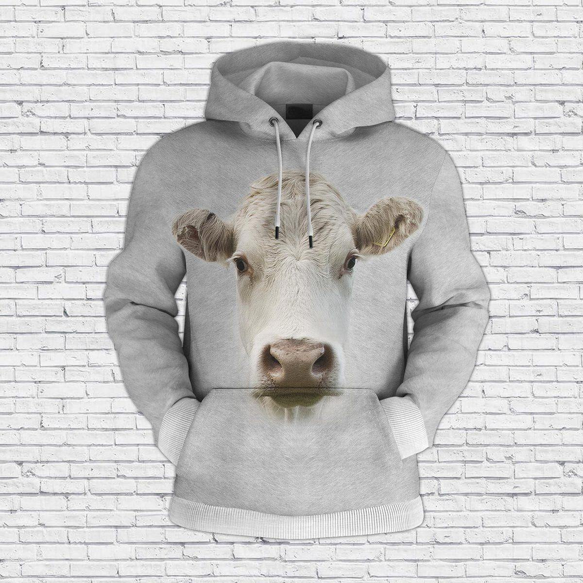 Charolais Cattle Cow Hoodie