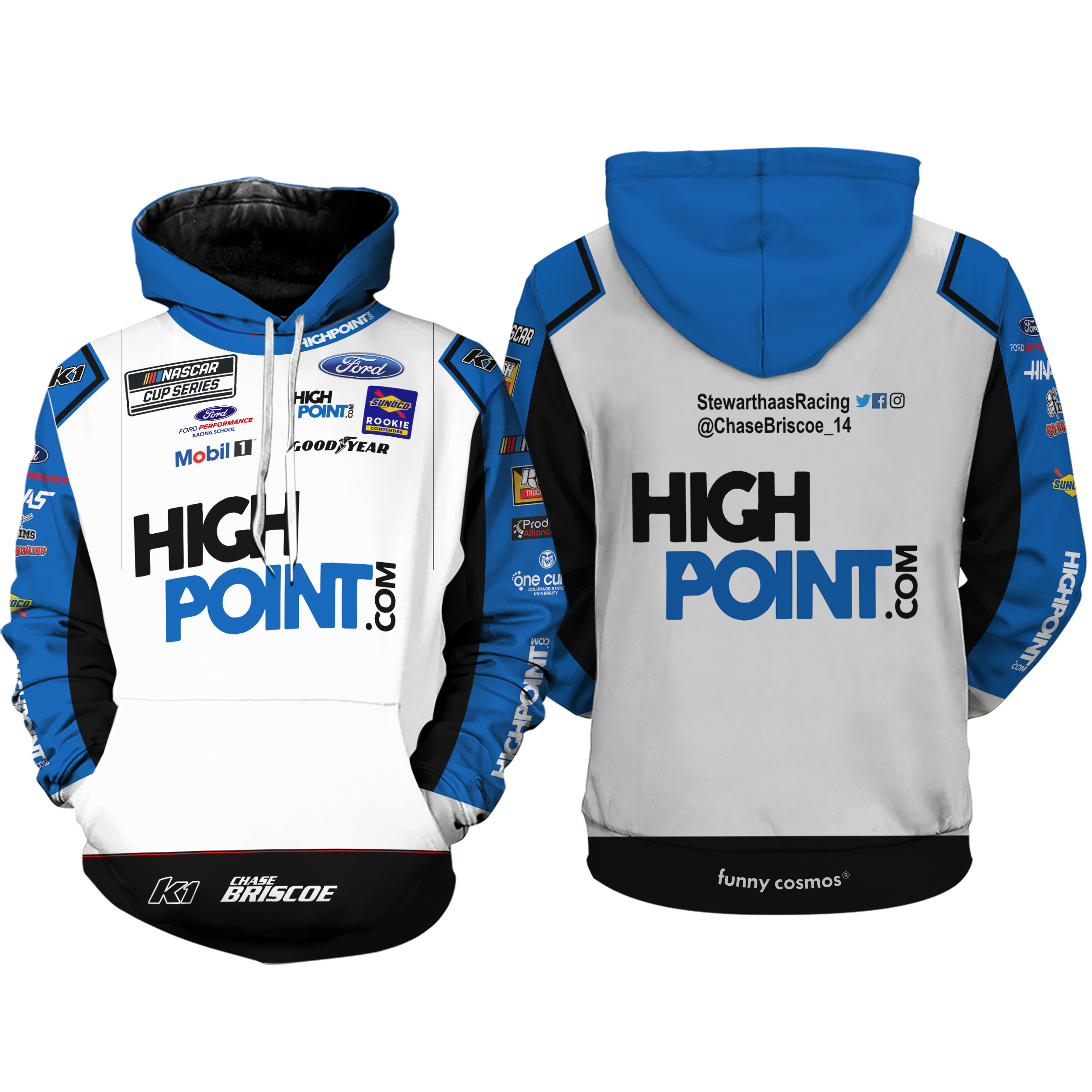 Chase Briscoe Nascar 2022 Hoodie Racing Uniform Clothes Hoodie