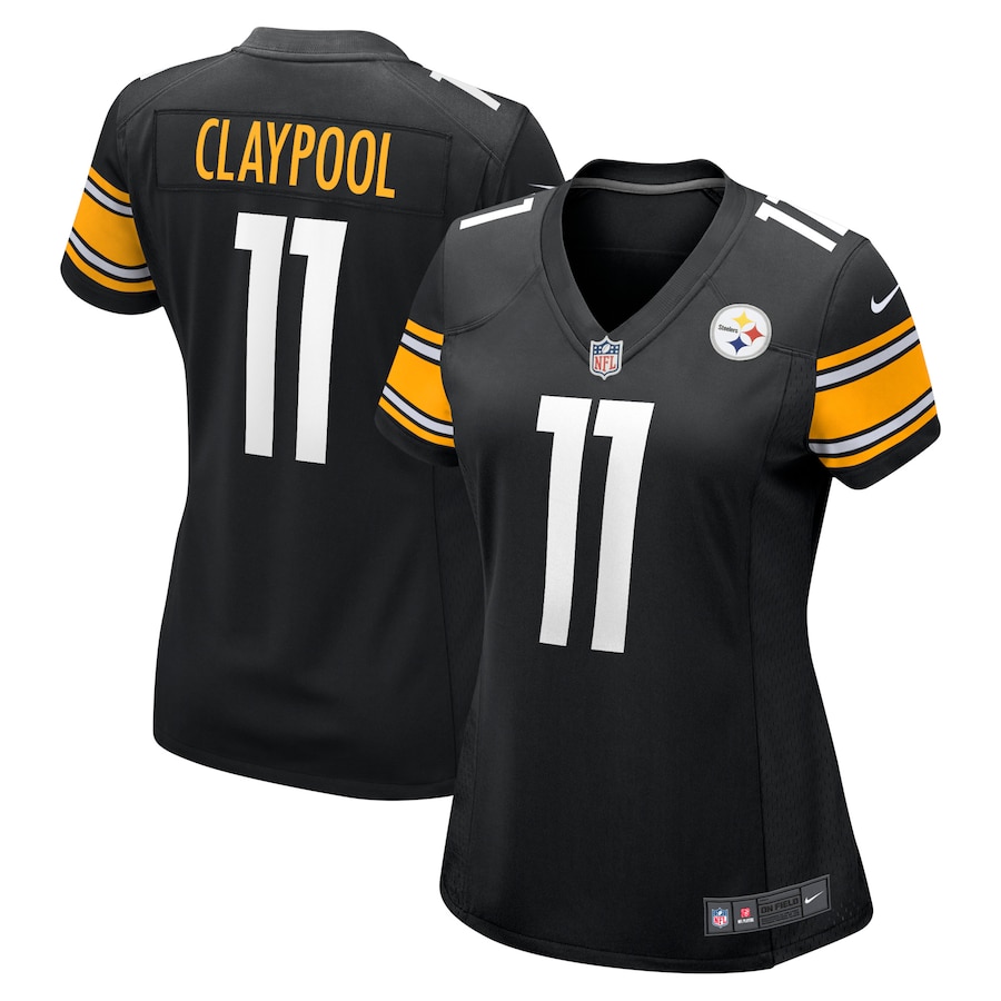 Chase Claypool Pittsburgh Steelers Women’s Player Game Jersey – Black