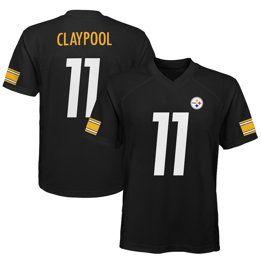 Chase Claypool Pittsburgh Steelers Youth Player Jersey – Black