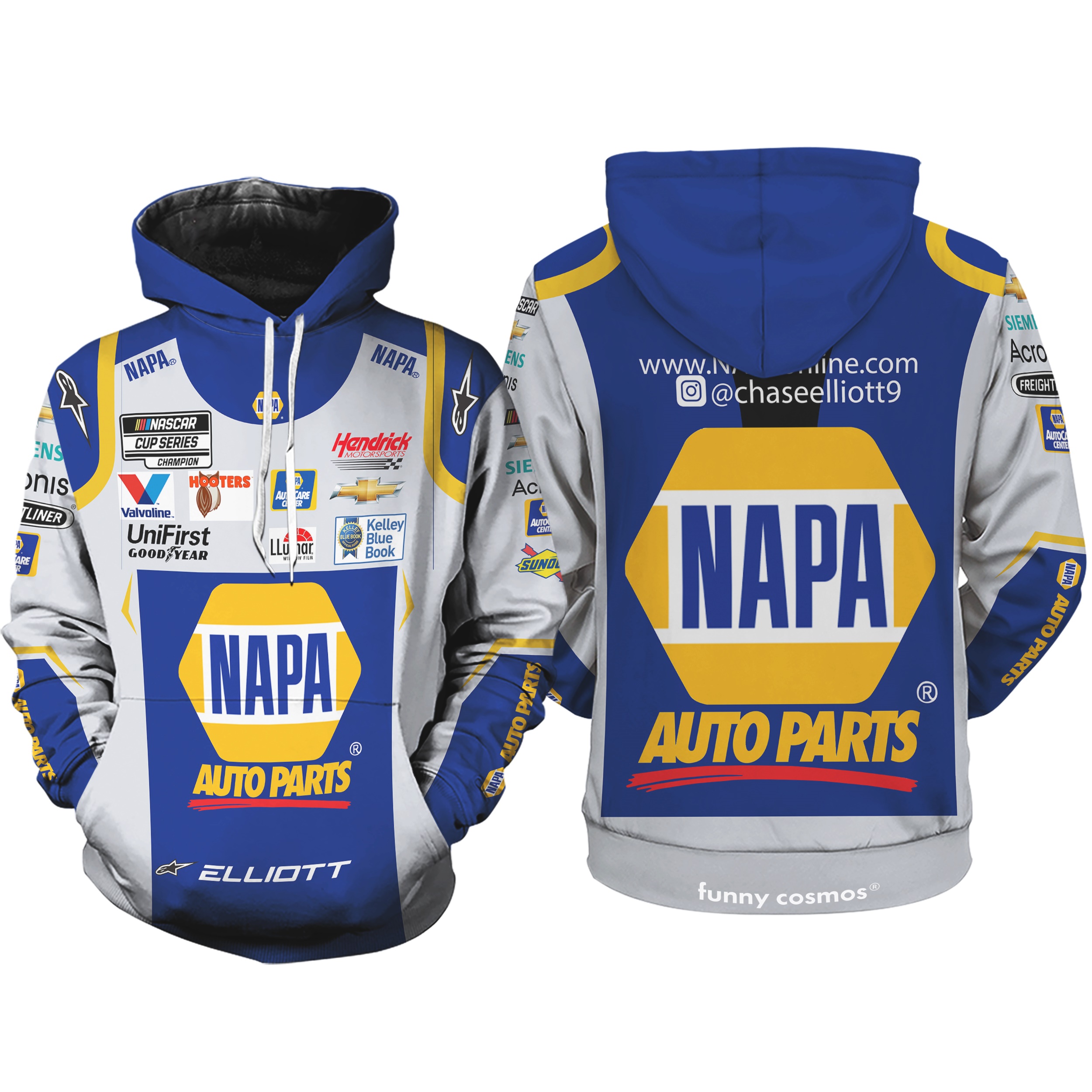 Chase Elliott Nascar 2022 Hoodie Racing Uniform Clothes Hoodie