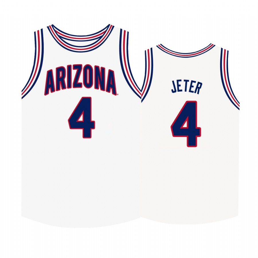 Chase Jeter Arizona Wildcats #4 College Jersey - White