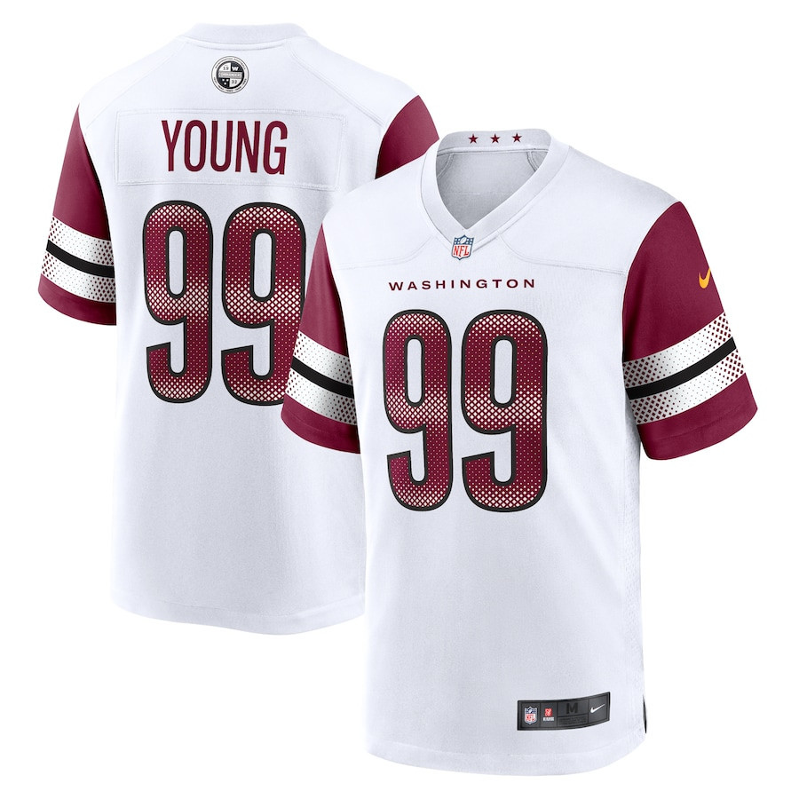 Chase Young 99 Washington Commanders Game Stitched Jersey – White