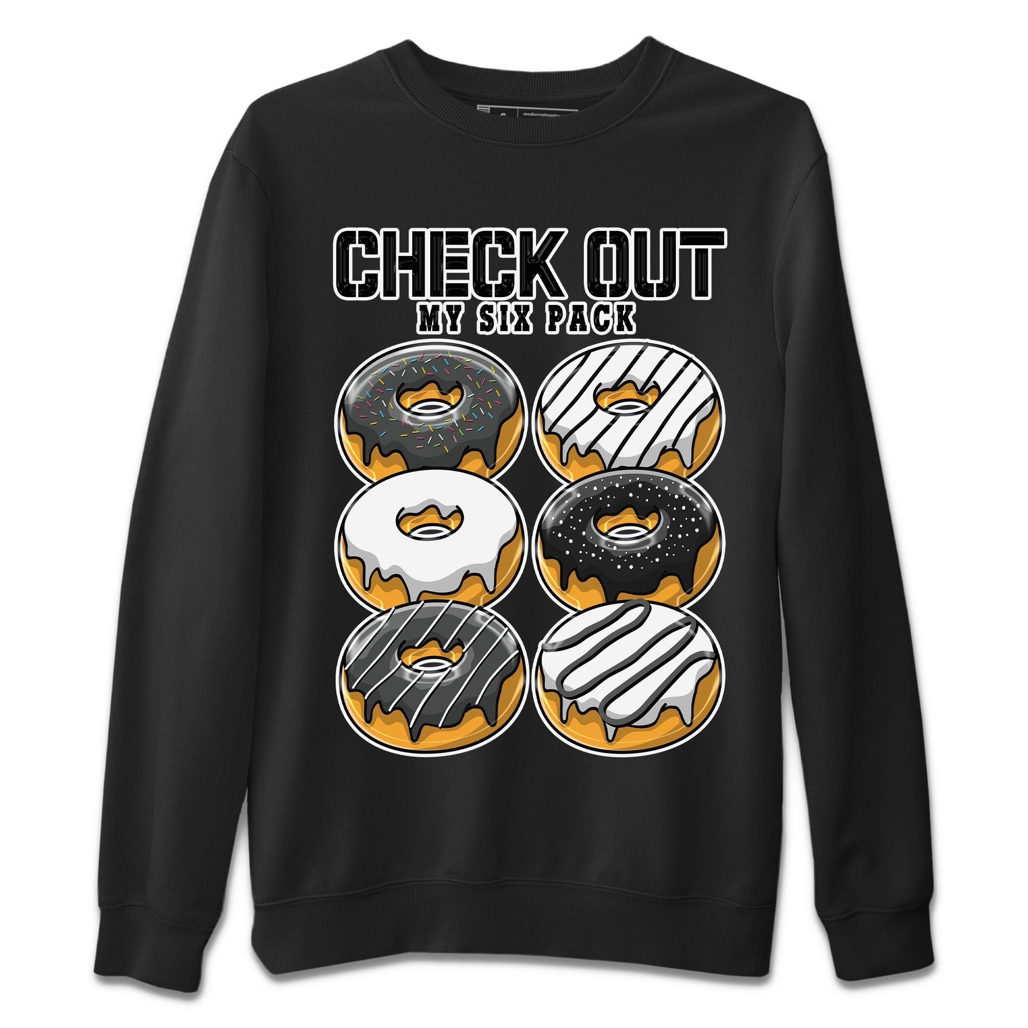 Check Out My Six Pack Unisex Sweater – Air Jordan 13 Black Flint, Sneakers Matching Sweater