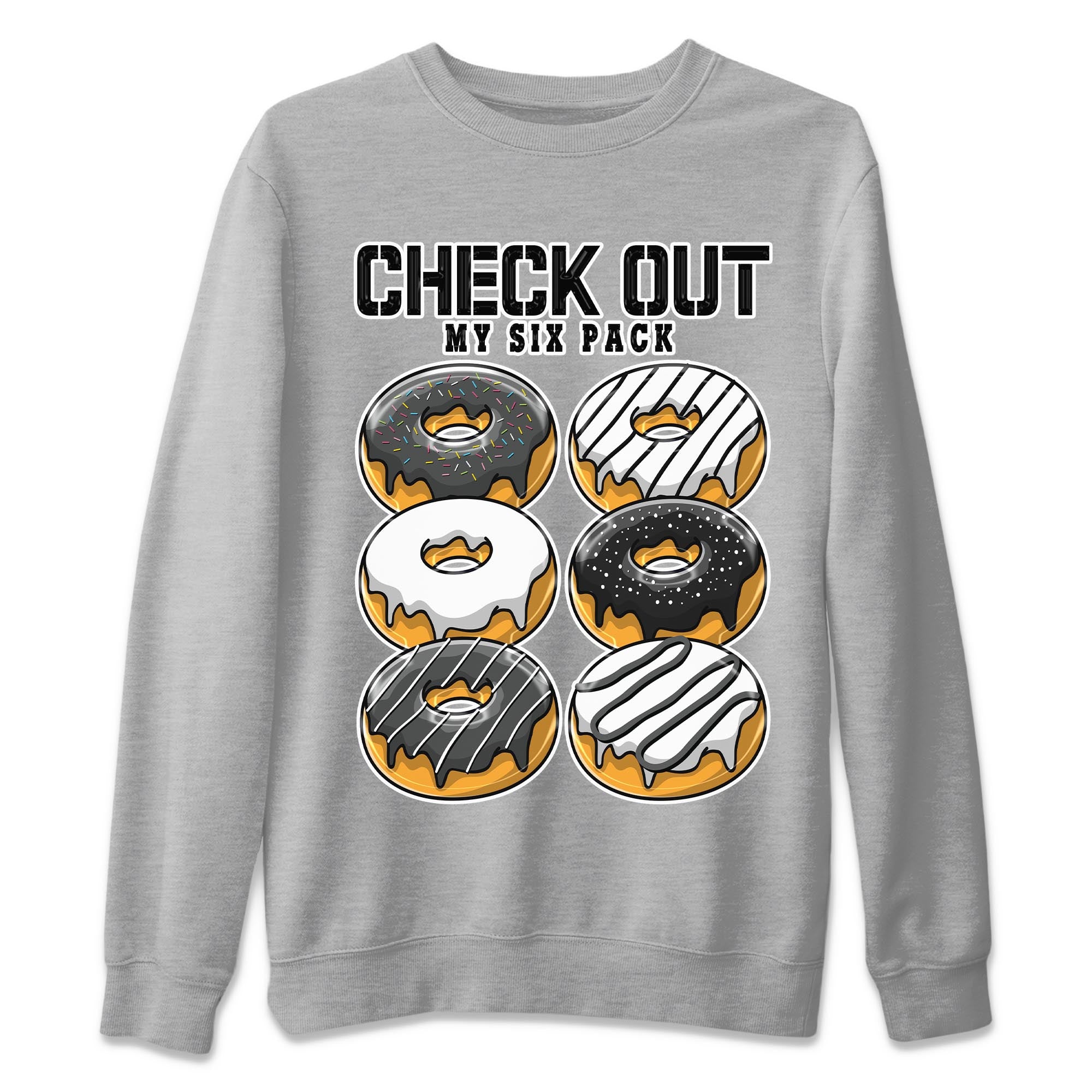 Check Out My Six Pack Unisex Sweater – Air Jordan 13 Black Flint, Sneakers Matching Sweater