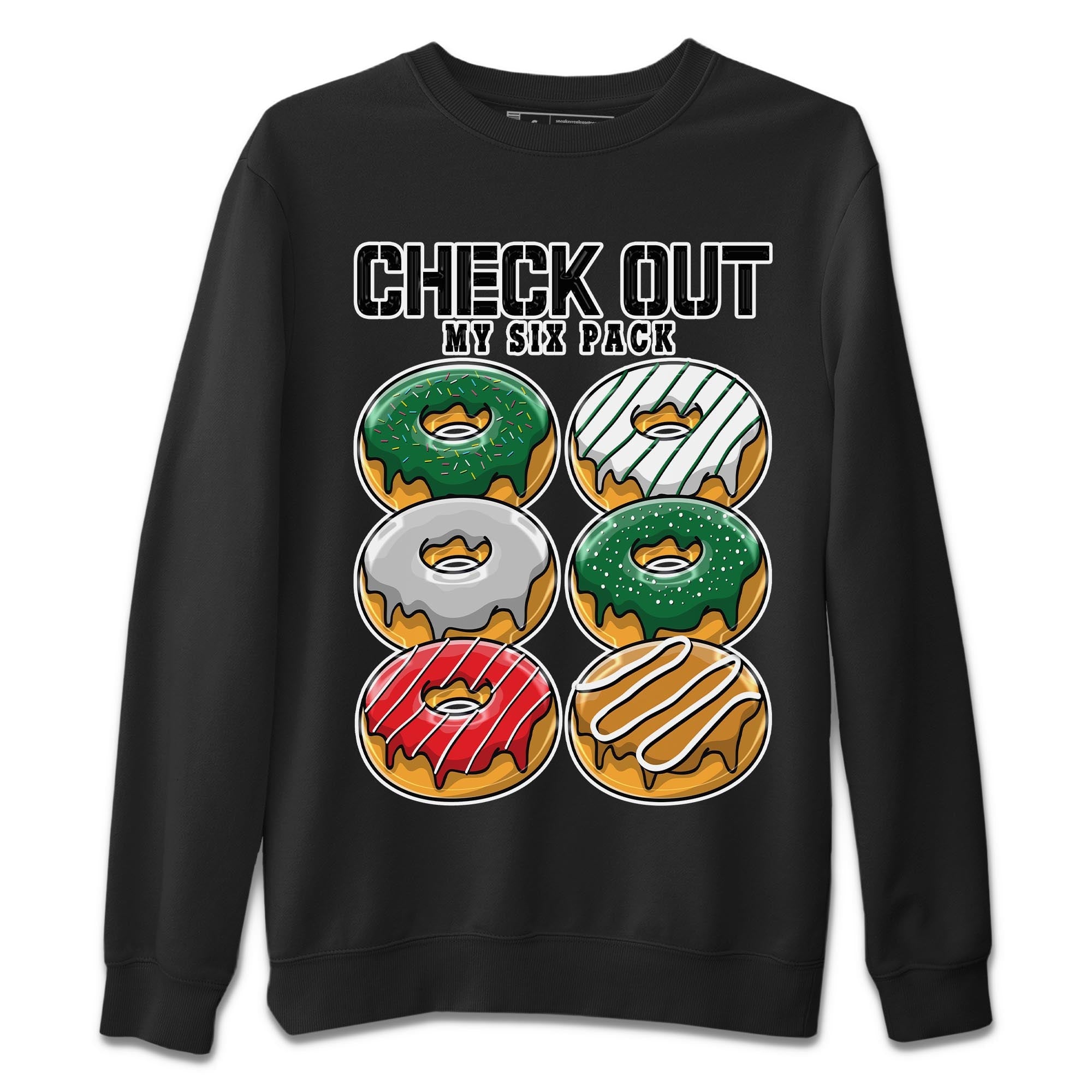 Check Out My Six Pack Unisex Sweater – Air Jordan 4 Pine Green, Sneakers Matching Sweater