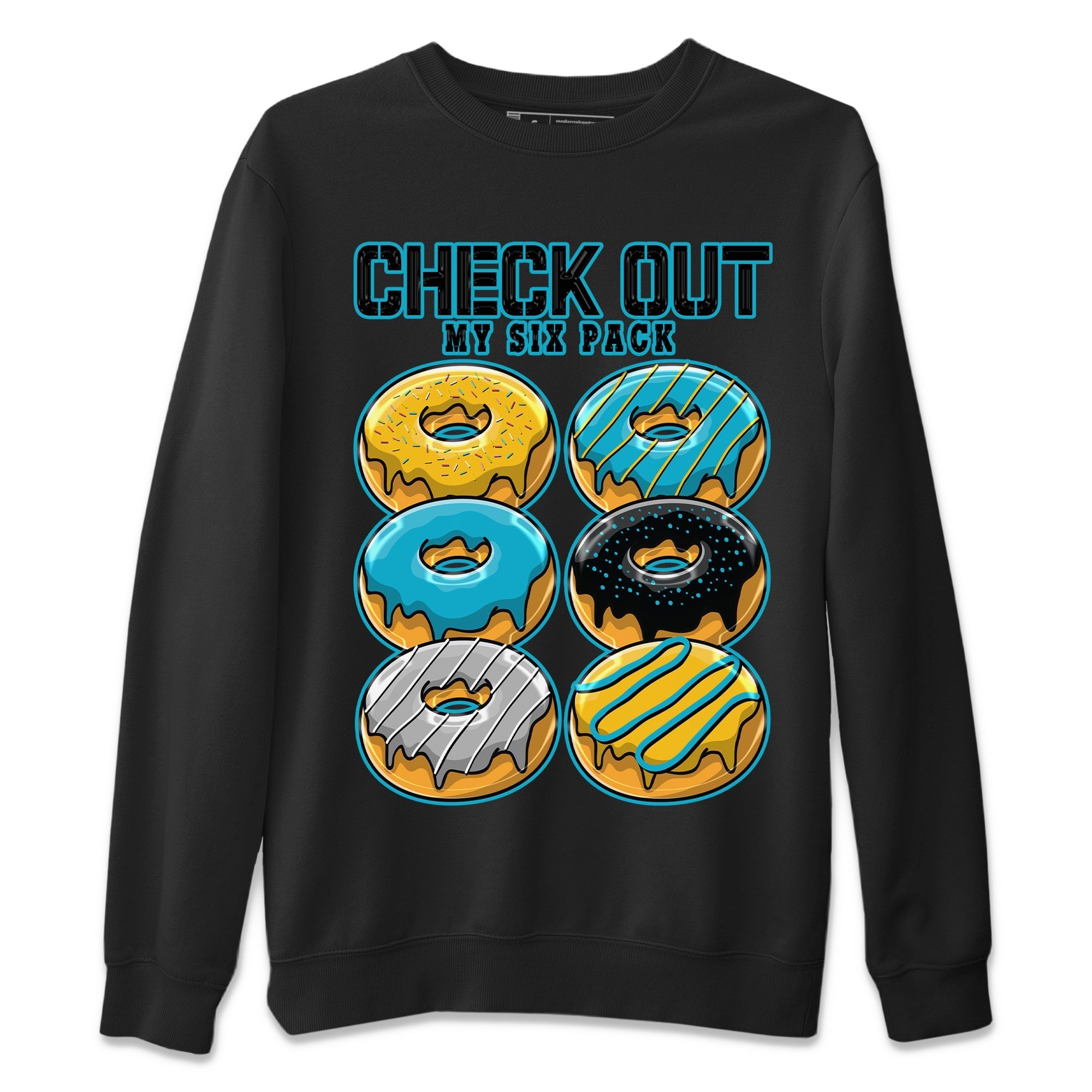 Check Out My Six Pack Unisex Sweater – Air Jordan 5 Aqua, Sneakers Matching Sweater