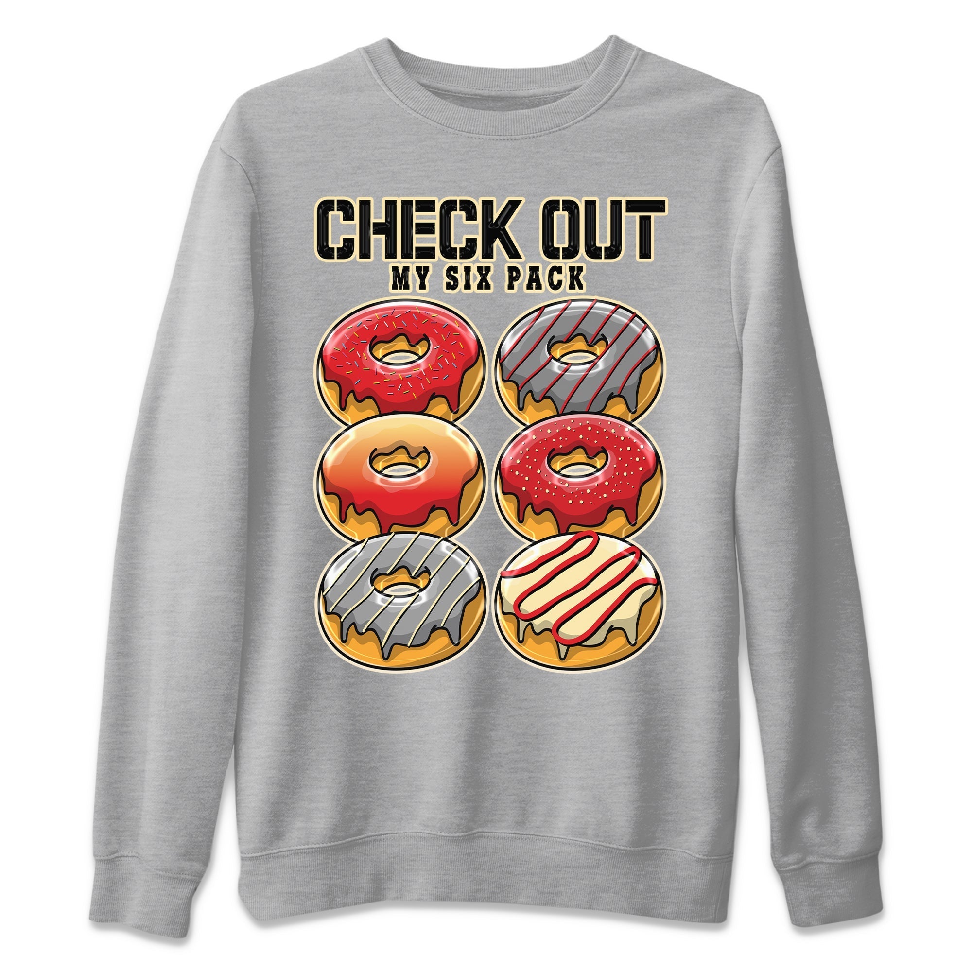 Check Out My Six Pack Unisex Sweater – Air Jordan 5 Mars For Her, Sneakers Matching Sweater