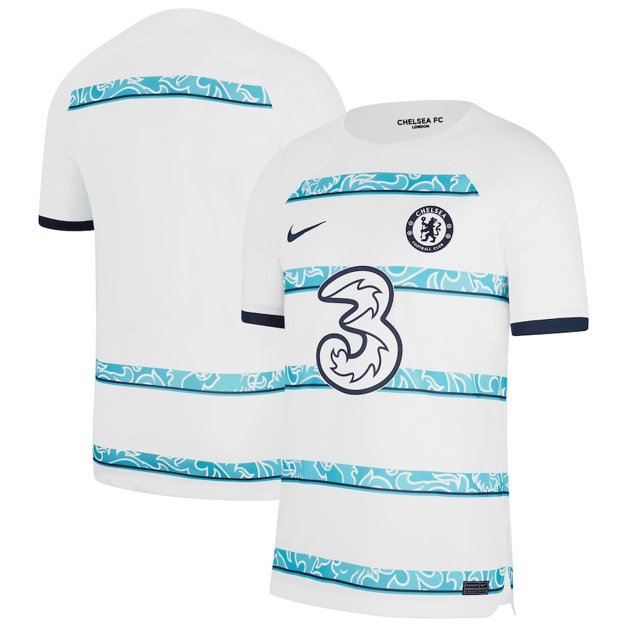 Chelsea 2022/23 Away Breathe Stadium Blank Soccer Jersey – White