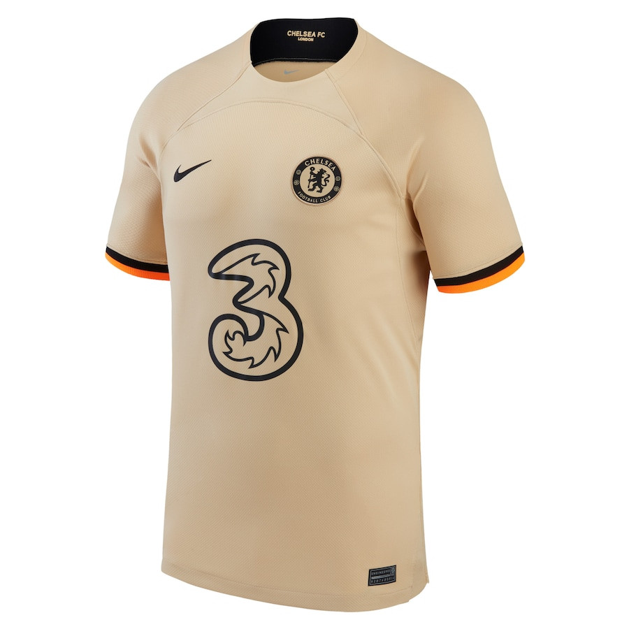 Chelsea 2022/23 Third Custom Men Soccer Jersey – Gold