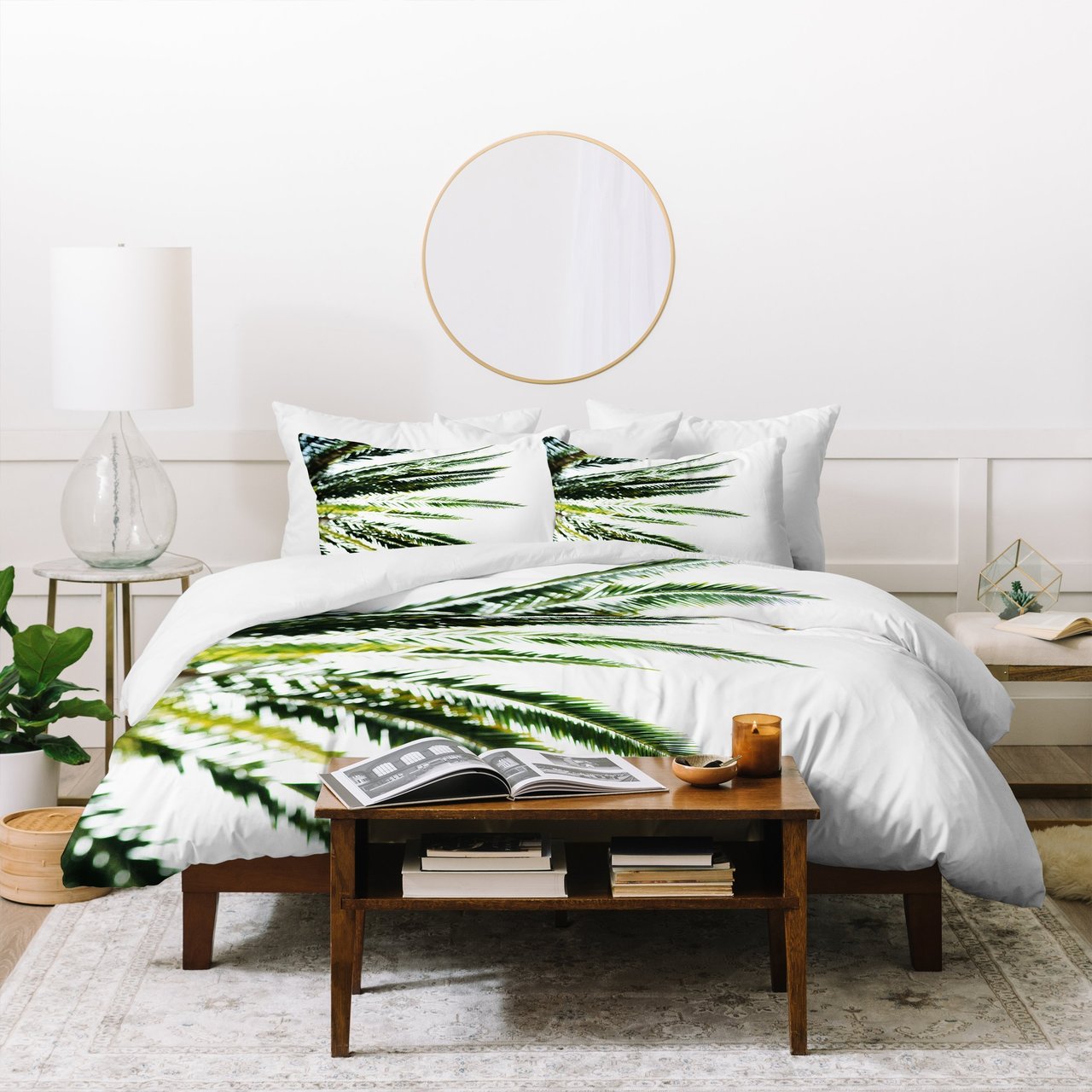 Chelsea Victoria Beverly Hills Palm Tree Duvet Cover Bedding Set