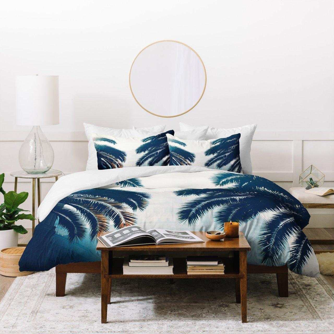 Chelsea Victoria California Blue Duvet Cover Bedding Set
