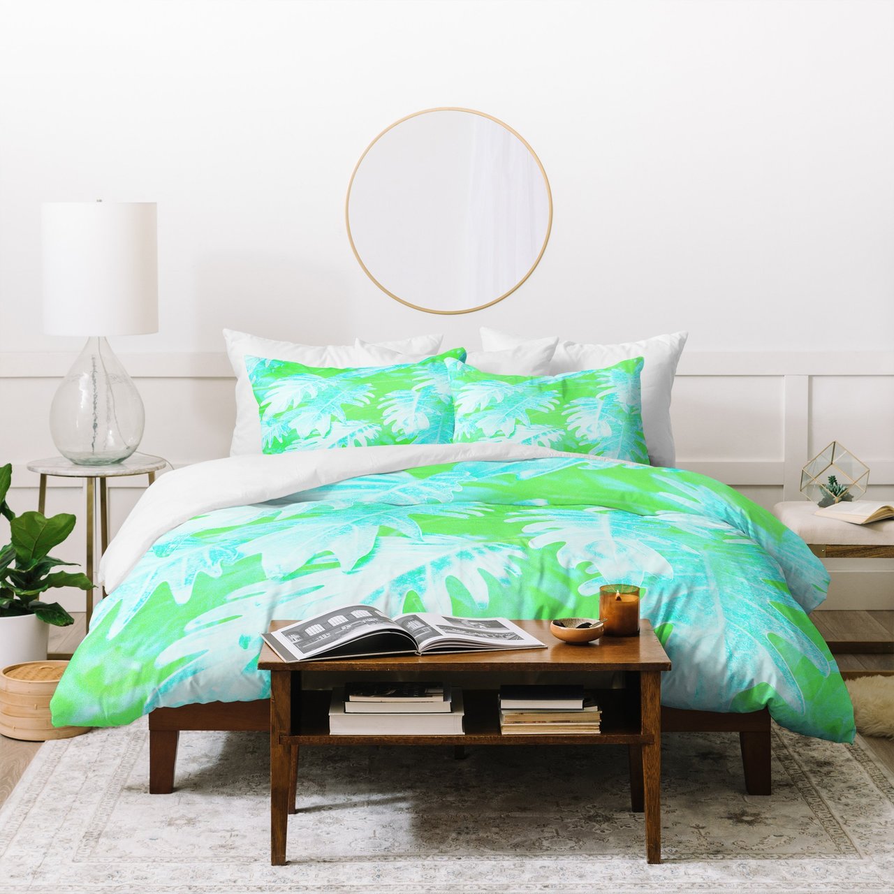 Chelsea Victoria Electric Palm Paradise Duvet Cover Bedding Set