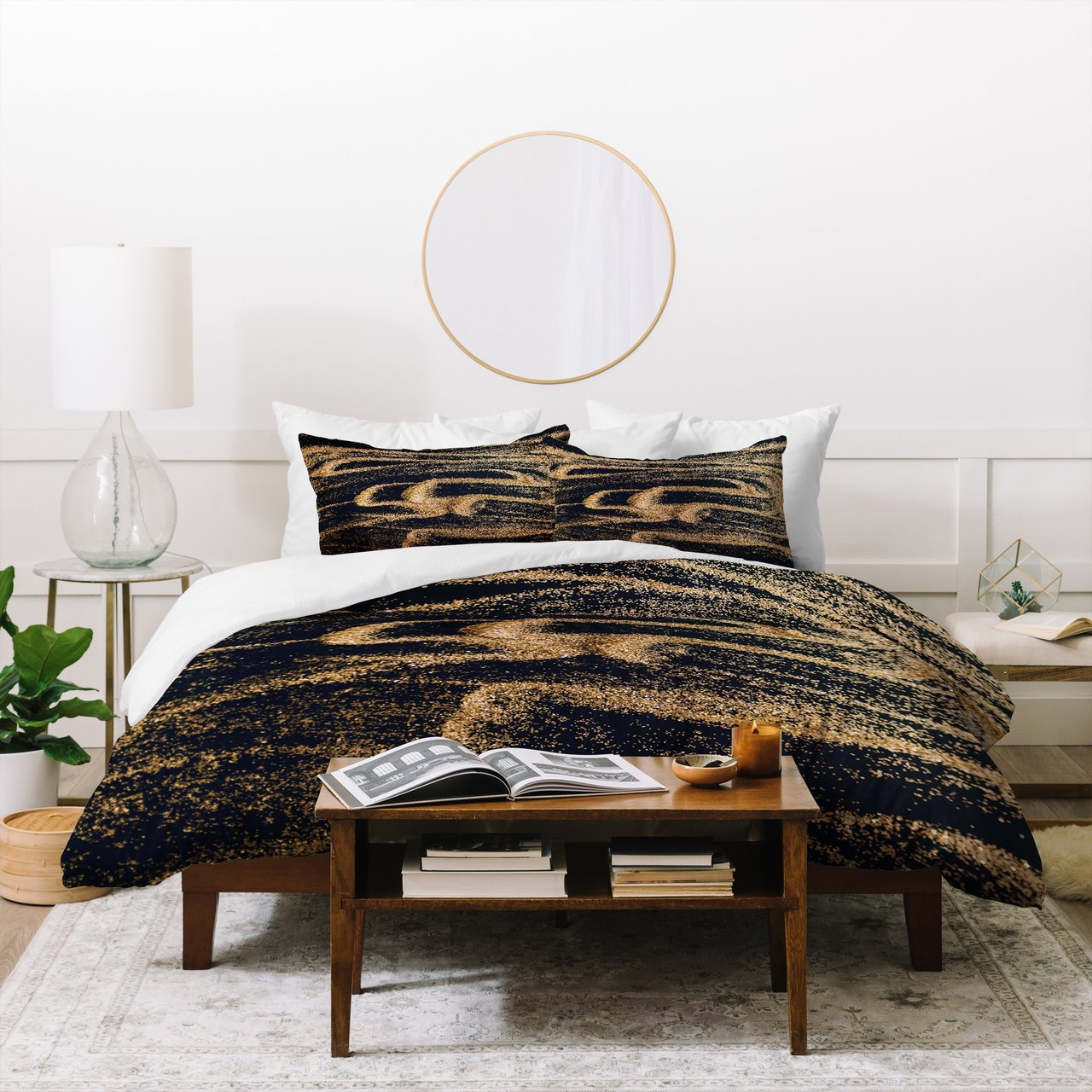 Chelsea Victoria Gold Mess Duvet Cover Bedding Set