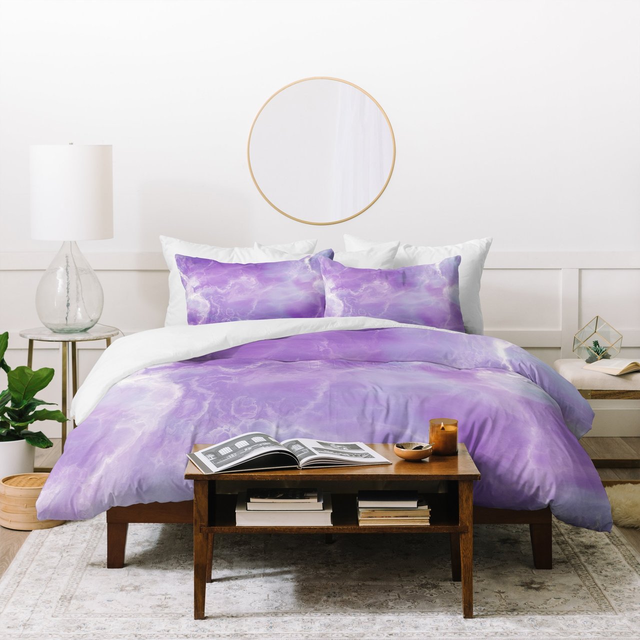 Chelsea Victoria Mermaid Marble Duvet Cover Bedding Set