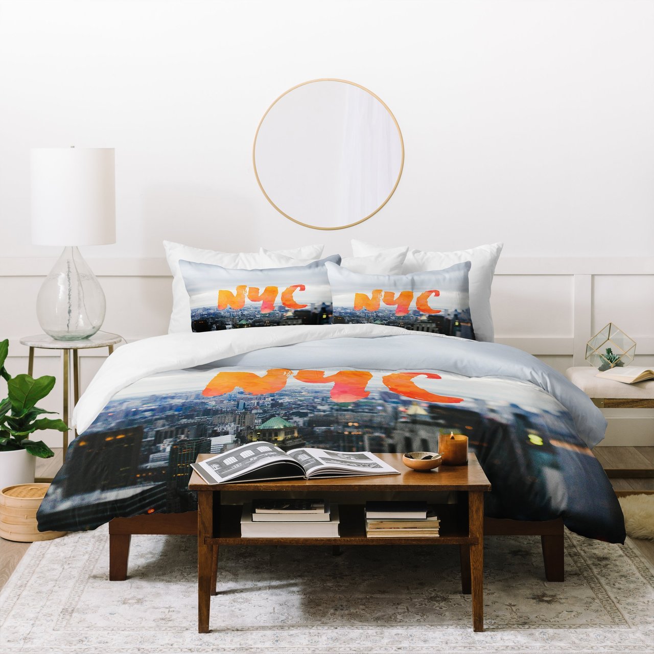 Chelsea Victoria Nyc Skyline Duvet Cover Bedding Set