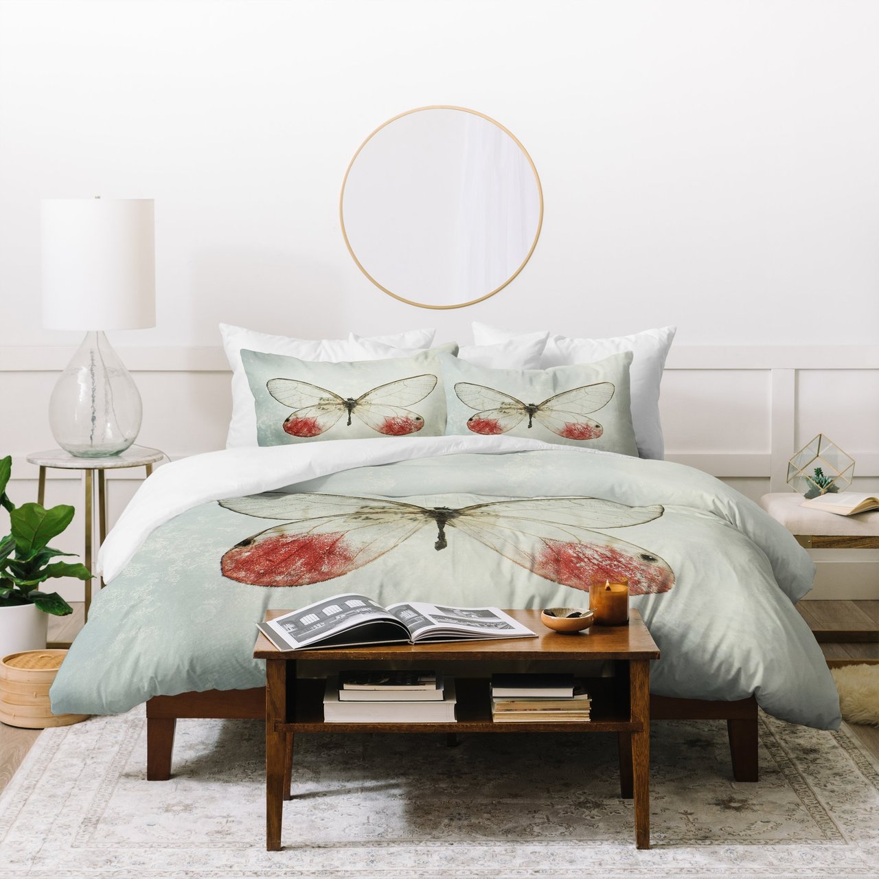 Chelsea Victoria Shades Of Butterfly Duvet Cover Bedding Set