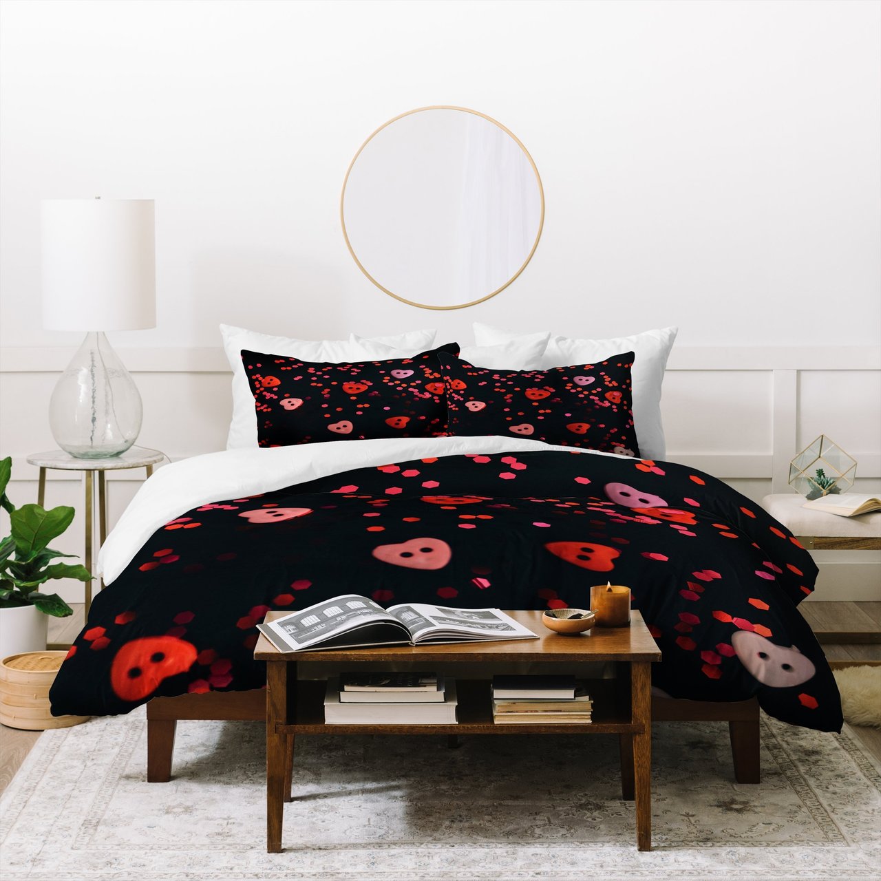 Chelsea Victoria Valentine Confetti Duvet Cover Bedding Set