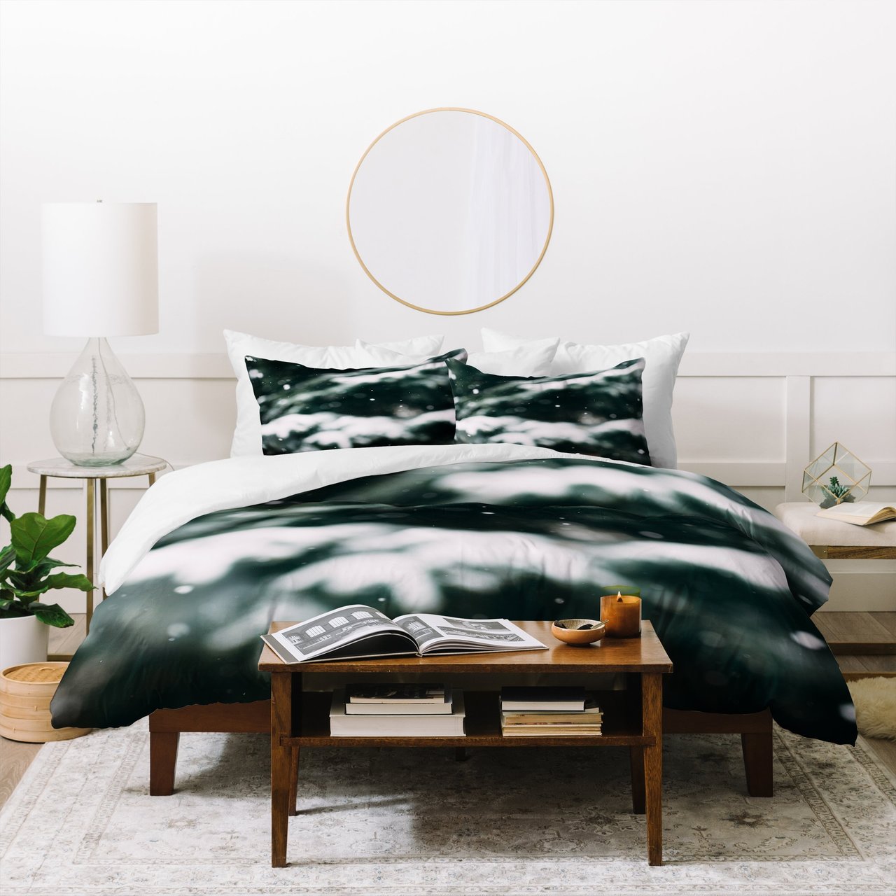 Chelsea Victoria Winter Abstract Duvet Cover Bedding Set