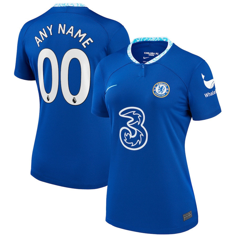 Chelsea Women 2022/23 Home Custom Soccer Jersey – Blue