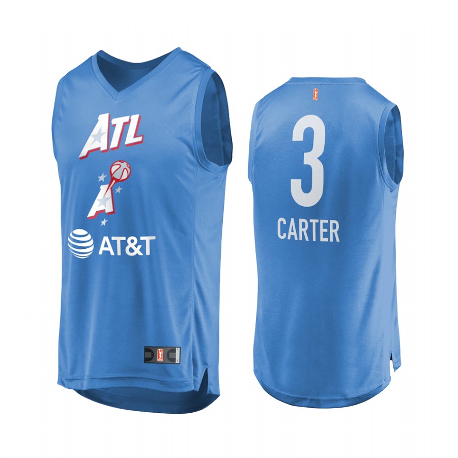 Chennedy Carter WNBA 2020 Player Blue Jersey