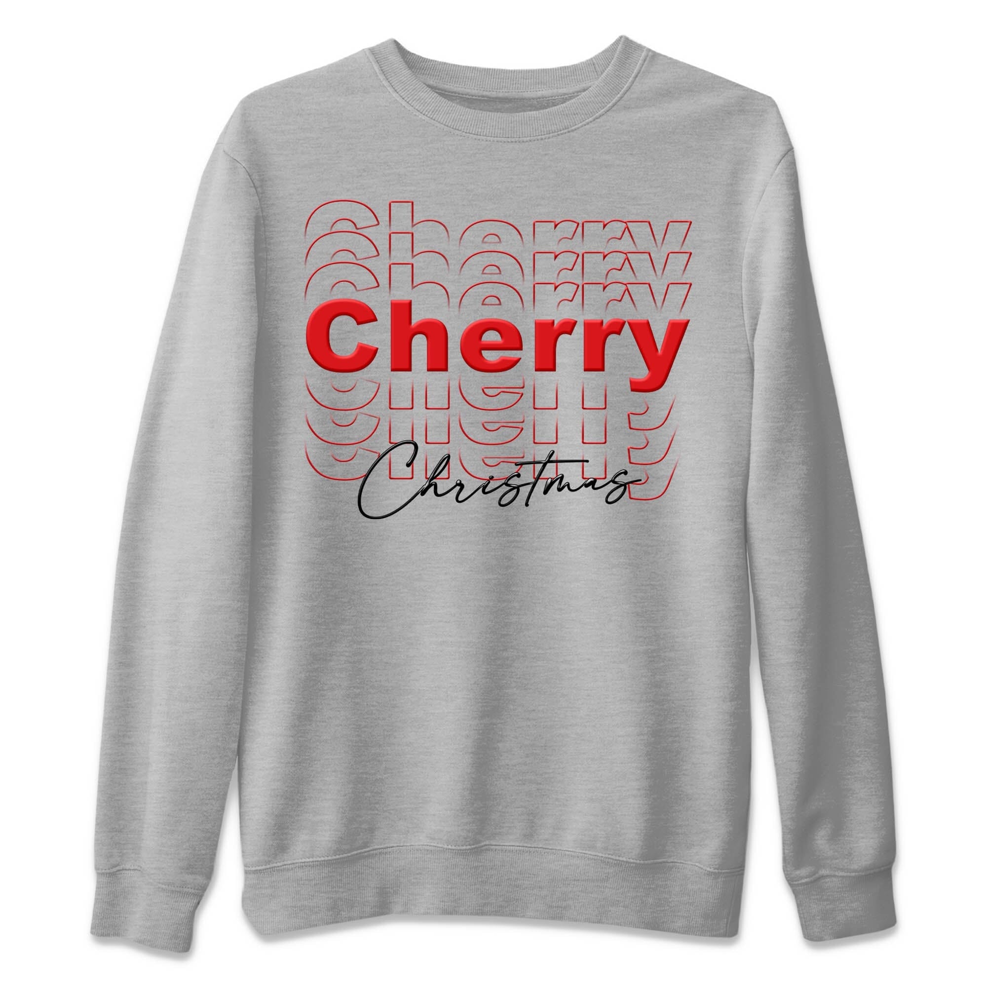 Cherry Christmas Unisex Sweater – Air Jordan 11 Cherry, Sneakers Matching Sweater