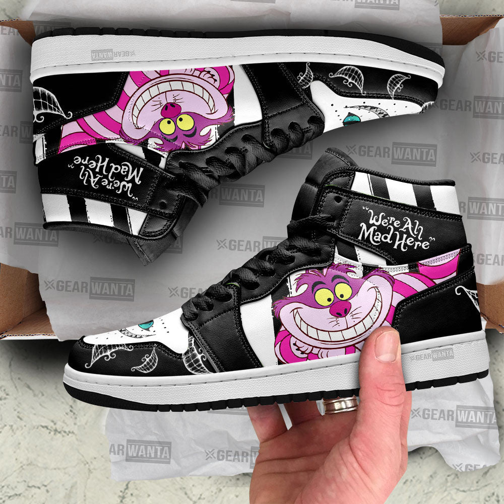 Cheshire Cat J1 Sneakers For Alice In Wonderland Fans, Air Jordan Hightop