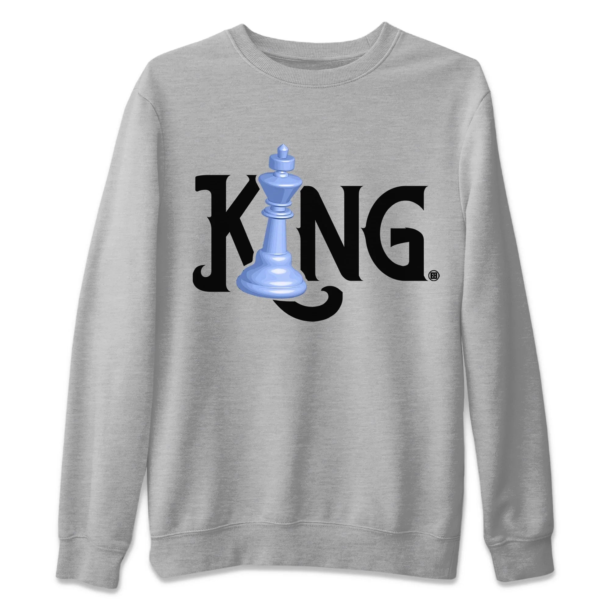 Chess King Unisex Sweater – Air Jordan 5 UNC, Sneakers Matching Sweater