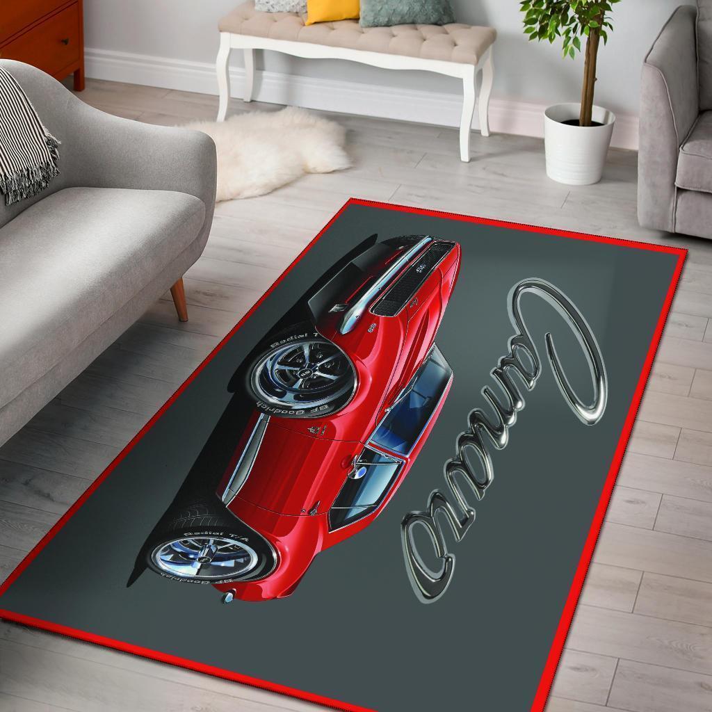 Chevrolet Camaro Ss Area Rectangle Rug