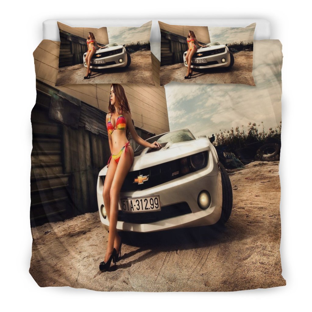 Chevrolet Car Lovers Duvet Cover Bedding Set