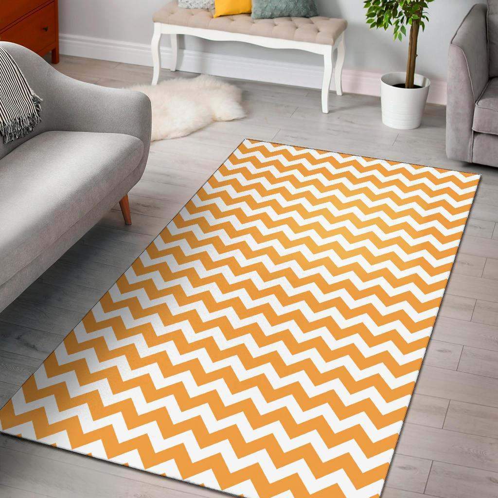 Chevron Orange Limited Edition Rectangle Rug