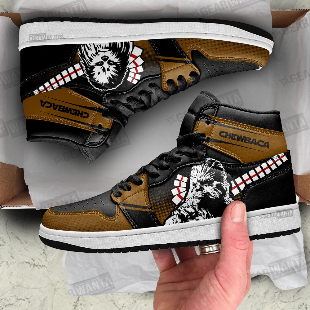 Chewbaca Star Wars JD Sneakers Shoes For Fans Sneakers, Air Jordan Hightop