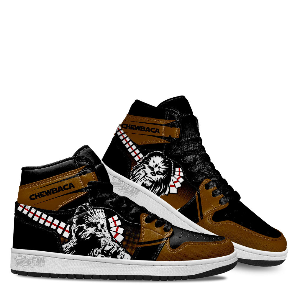 Chewbaca Star Wars JD Sneakers Shoes For Fans Sneakers, Air Jordan Hightop