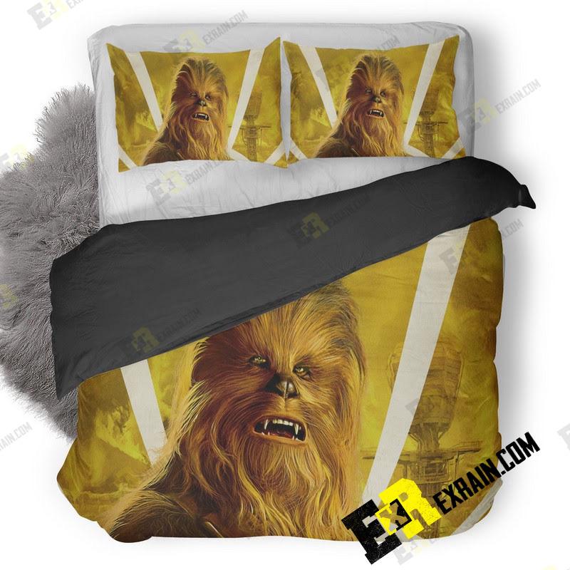 Chewbacca In Solo A Star Wars Story Movie Lq 3D Customized Duvet Cover Bedding Set