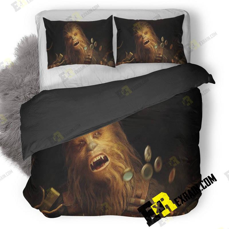 Chewbacca In Solo A Star Wars Story Movie Pm 3D Customized Duvet Cover Bedding Set